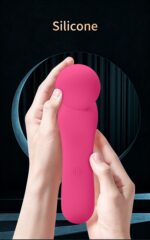 Liquid silicone female masturbation massage device, couple flirting double-headed vibrator, adult sex toy - Image 2