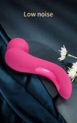 Liquid silicone female masturbation massage device, couple flirting double-headed vibrator, adult sex toy - Image 3