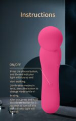Liquid silicone female masturbation massage device, couple flirting double-headed vibrator, adult sex toy - Image 5