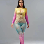 Knitted Fun Clothes D Series - Colorful jumpsuit 8606